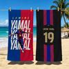 Athlete L-Lamine Y-Yamals Towel Towel Soft Pool Gift For Travel Gym Shower Cool Camping Quick Dry Sports Large Beach Towel