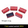 LIZAO DIP Switch Assorted Kit 1/1/1/1/1/6/7/8/11 Position 1.11mm Red Switches 1PCS Each