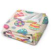 Easter Egg Throw Blanket Comfortable Fashion Blanket  For Sofa Home Picnic Flannel Bedspread Bed Cover
