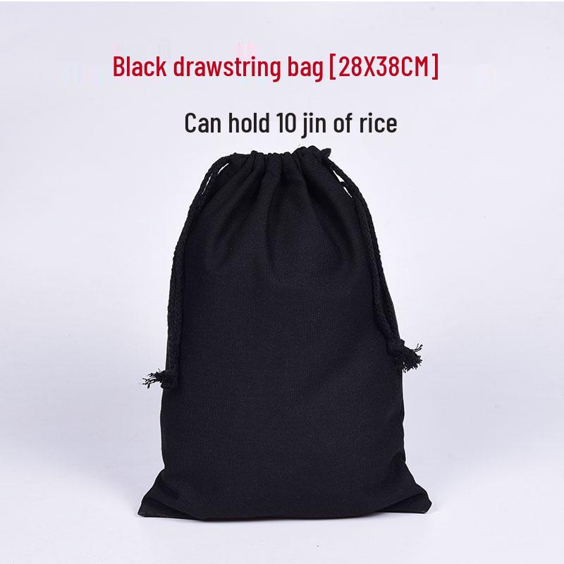 Grande Borsa con Coulisse in Tela di Cotone Beige per Stampa Logo Personalizzato