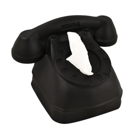 

Rotary Phone Tissue Holder Nostalgic Landline Phone Tissue Box Cover Retro Landline Tissue Dispenser for Home Living Room Bedroom Desktop Decor чёрный