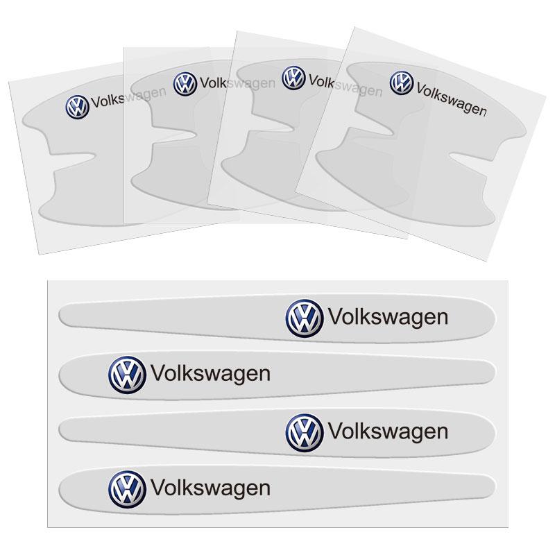 

8Pcs TPU Car Door Handle Film Anti Scratch Stickers Decal For VW Atlas Jetta Touareg Variant Golf Polo GTI Taos Nivus Passat CC