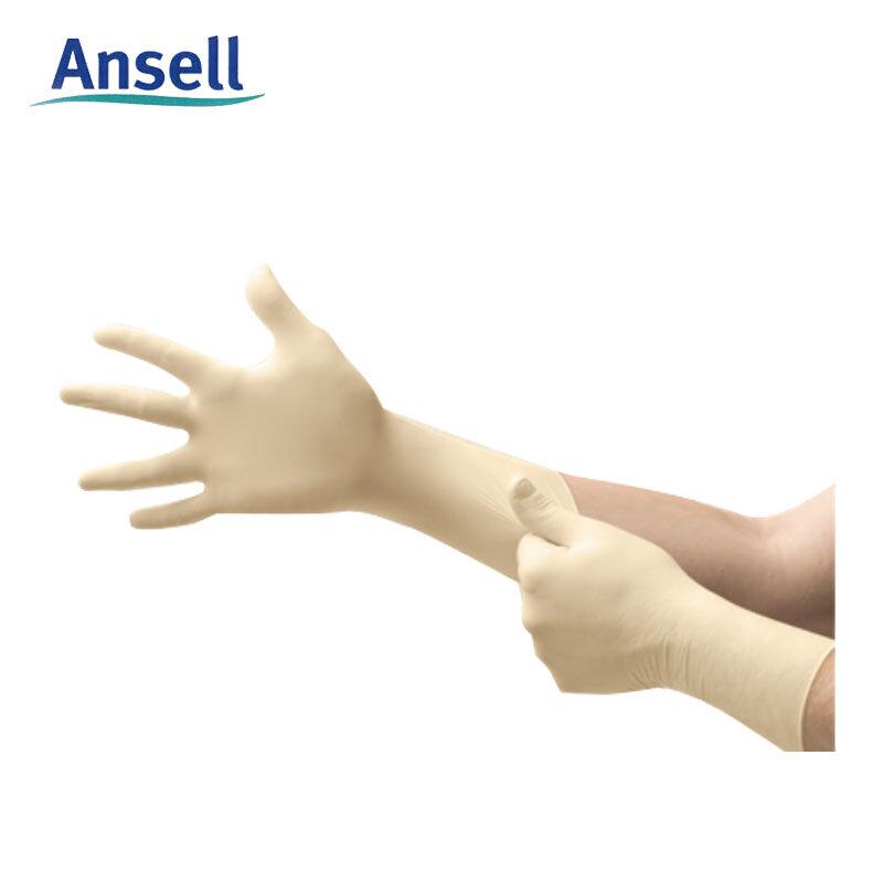 Ansell 91-210 Powder-Free Disposable Rubber Gloves Size 8