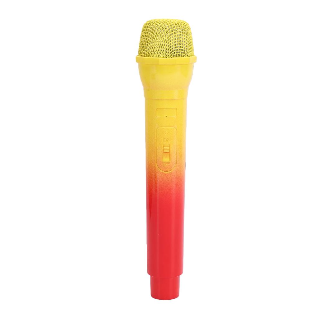 Realistic Microphone Gradient Color Lightweight Plastic Mic Prop for Speech Training Costume Prop
