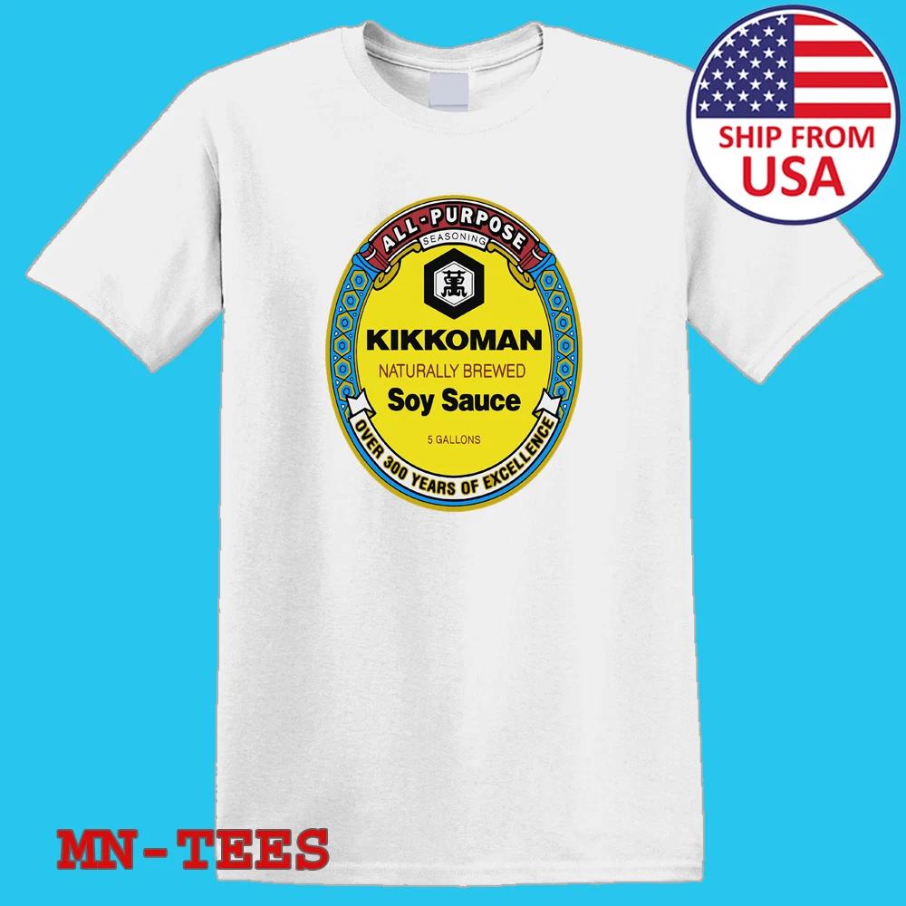 All Purpose Kikkoman Soy Sauce White Size S-5XL M