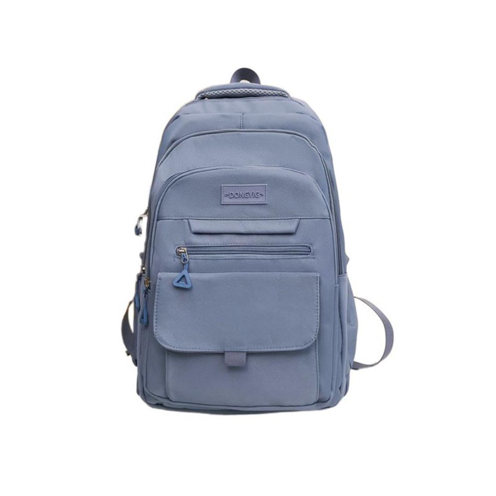 Waterproof Simple School Bags Large Capacity Girl's Backpack College Student Backpack  Travel