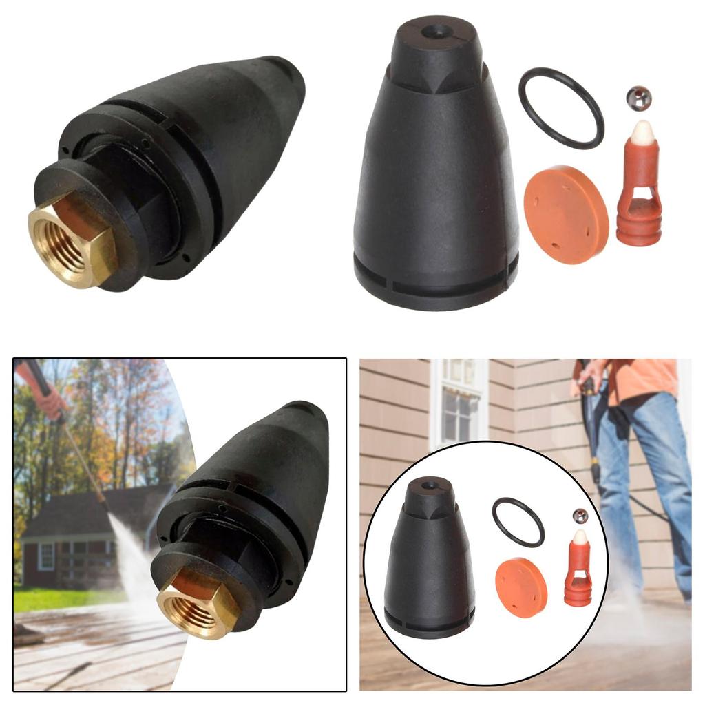 Rotating Nozzle for Pressure Washer Tip Upgrade Pressure Washer Nozzle Pressure Washer Tips Turbo Nozzle 1/4in Rotary Nozzle