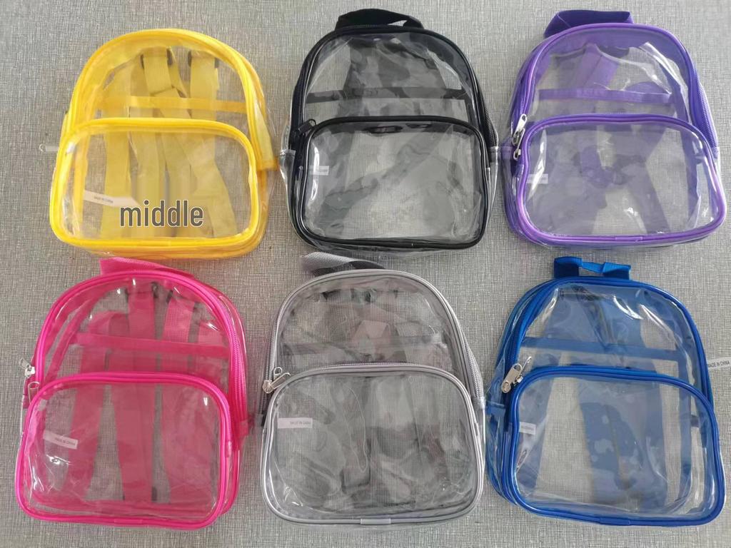 2023 Mini Transparent Jelly PVC Backpack - Waterproof, Summer-Ready Student Bookbag