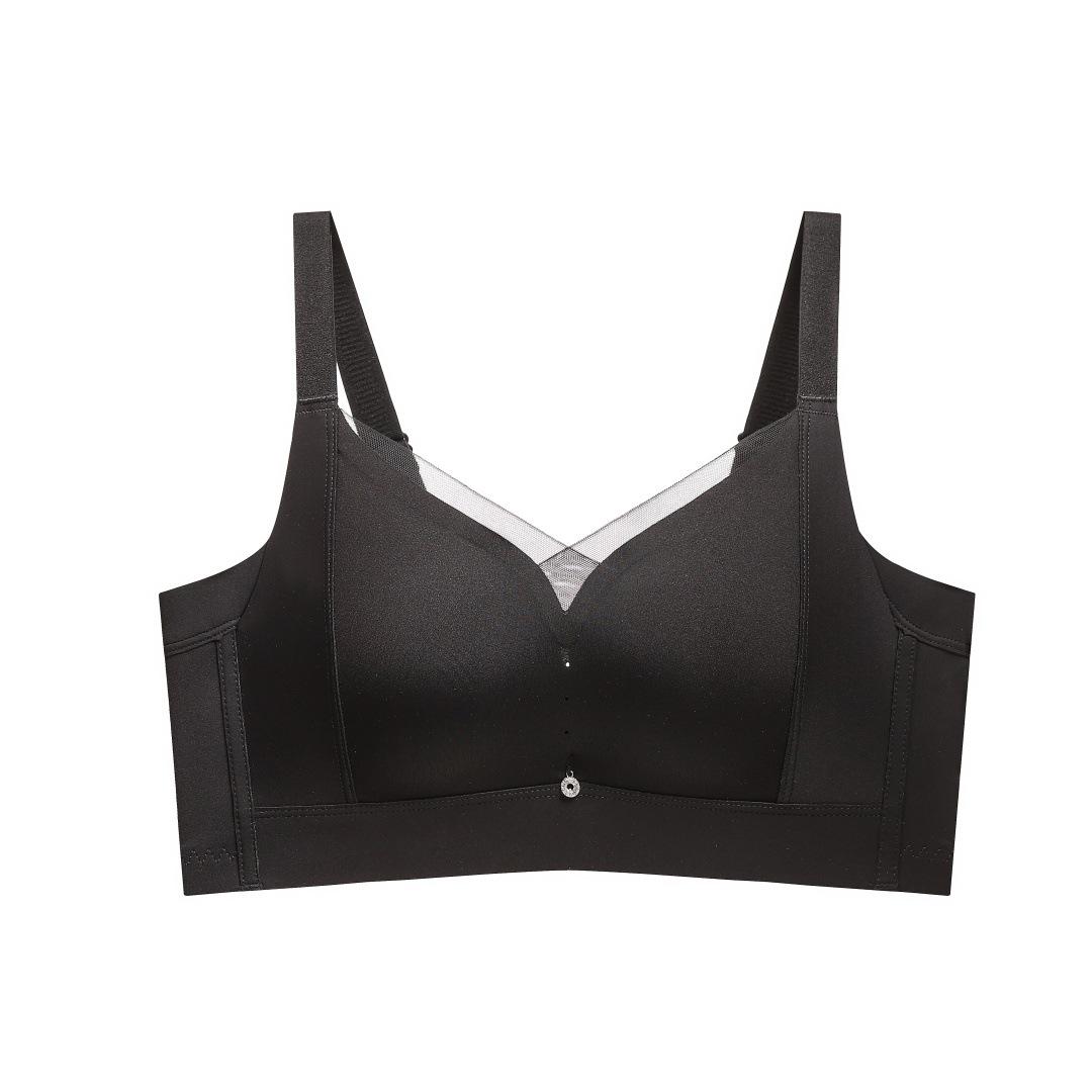 

Регулируемый бюстгальтер с боковой поддержкой и защитой от провисания для маленькой груди - Дышащее женское белье без магнитов 38/85AB