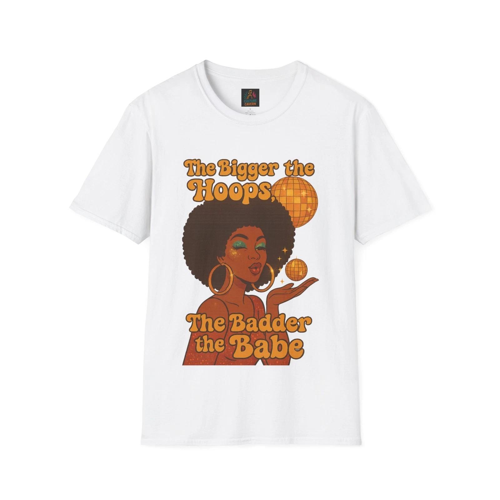 Afro Vibe T-Shirt with Empowering Quote, Womens Tee, Casual Wear 3XL