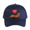 Cute Dachshund Dog with Balloon Cap Summer Woman Man Baseball Cap Adjustable with Curved Brim Duckbill Cap Protection Sun Hats