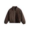 Japanese Retro Men's Cotton Workwear Jacket - Loose Fit, Winter Lapel Style (Model MY95412)