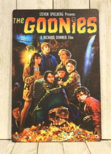 The Goonies Movie Poster Tin Metal Sign Vintage Ad Rustic LookAluminum 20x30cm(7.8x11.8inch)