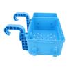 Poolside Storage Basket with Cup Holders Swimming Pool Toys Beverages Versatile     Ground Accessories