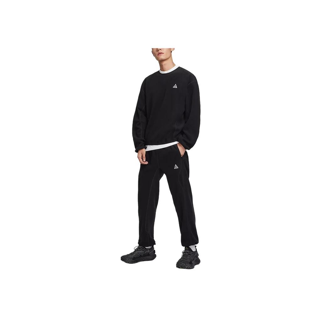 Nike ACG Wolf Tree Drawstring Cuffed Fleece Tapered Joggers Men Joggers Black HV1124-010
