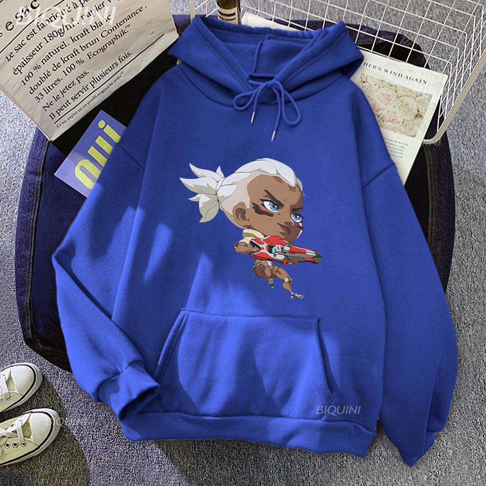 Sojourn Cute Spray Overwatch 2 Kawaii Hoodies Unisex Woman Men Sweatshirt Funny Printed Male Winter Oversized Coat Sweatshirt