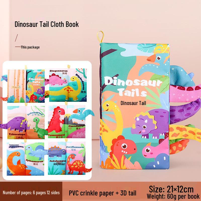 Cross-border Tear-Resistant Children's Cloth Book: Crinkle Paper Educational Toy for Early Childhood Development