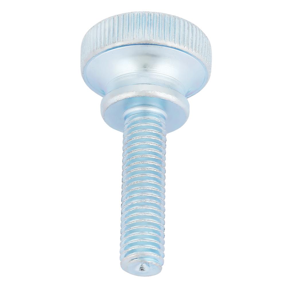 10pcs M8 Zinc Plated Carbon Steel Flat Knurled Head Bolts Thumb Screws (M8*25)