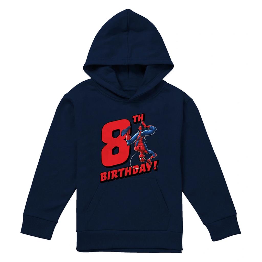 Spider-Man Childrens/Kids 8th Birthday Hoodie