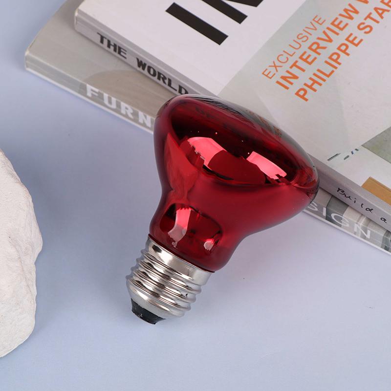 25/40/50/60/75/100W E27 Uva Poultry Bulb Infrared Night Light Day Poultry Heating Bulb For Plants Amphibians Reptile Pets