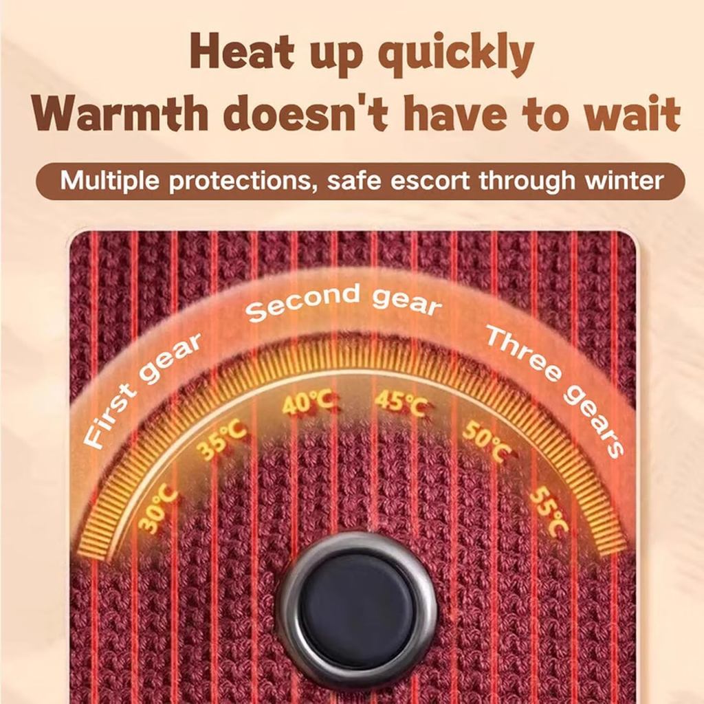 Home Office Travel Heated Shawl Portable Keep Warm USB Heated Graphene Warming Blanket Soft Warming Electric Blanket