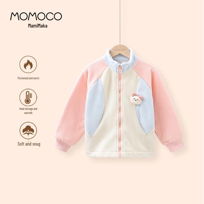 MOMOCO Girls  Spliced Fleece Winter Jacket 105