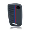 Silicone Car Remote Key Cover For Volkswagen VW Magotan Passat B8 For Skoda Superb A7 Protected Shell Fob Accessories Keychain