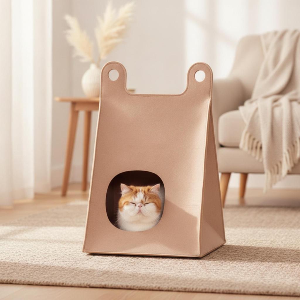 Pet Shelter Portable Kitten Hideaway Long-Lasting for Cats