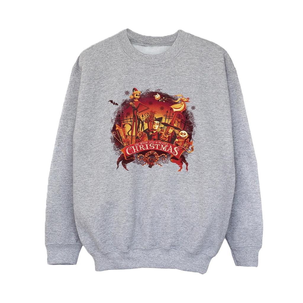 Disney Gruseliges Weihnachts-Sweatshirt „The Nightmare Before Christmas“ für Jungen