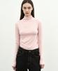 Nigaennikol [Essential] High Neck Slim Top_Pink