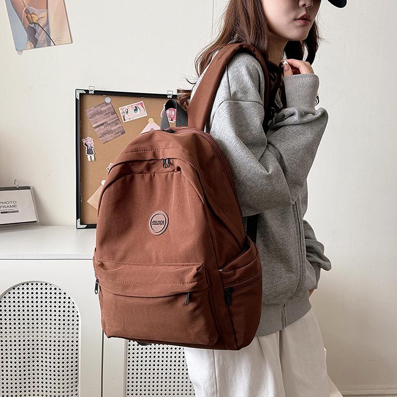 High-value Trendy College Students Outdoor Lightweight Large-capacity Backpack Travel Waterproof Backpack Trendy Schoolbag