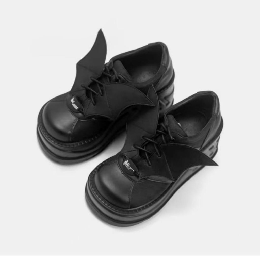 Platform muffin shoes women's 2025 new small height increase slope heel single shoes spring and autumn casual height increase women's shoes tide