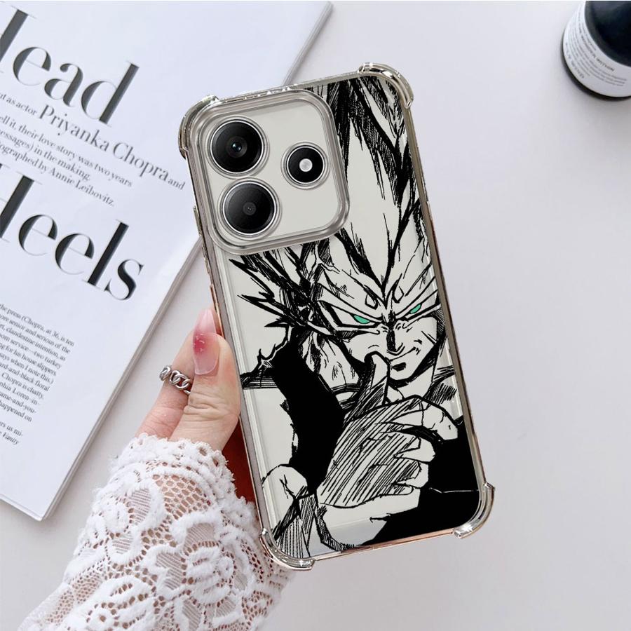 Dragon Ball Goku Vegeta Case for Xiaomi Redmi K80 Pro A3X A3 13C 14C K80 5G A5 Soft Phone Cover