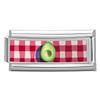 Creative Fruits Series Grape Cherry Lemon Coconut Orange Italian Charm Link Fit 9MM Stainless Steel Jewelry DIY Making Bracelet
