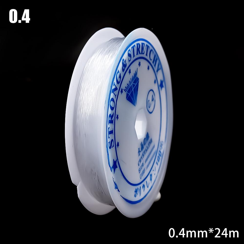 100m Strong Elastic Crystal Beading Thread Cord Jewelry Making Necklace Bracelet DIY Beads String Stretchable Thickness 0.4-1mm