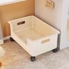 Large Capacity Wheeled Book Box Multipurpose Storage Container  Stationery Storage