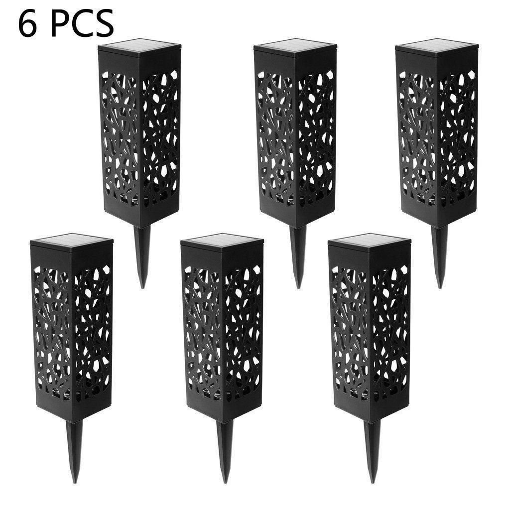 New 4/6PCs Waterproof LED Solar Garden Lights Outdoor Lawn Light Lamp For Patio Yard And Garden(Color:Warm White/Cool White)