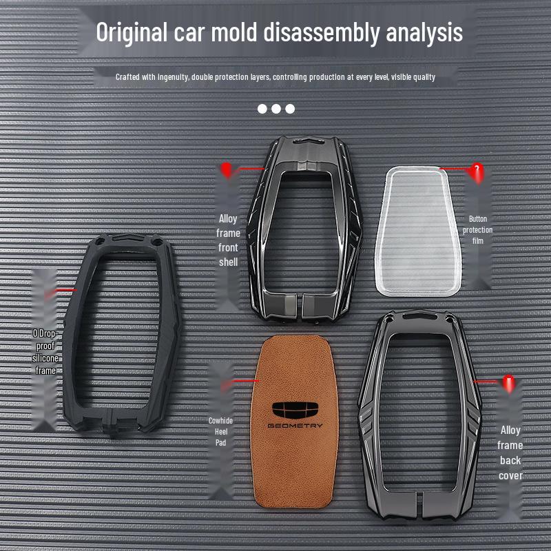 Geely Geometry Key Fob Protective Case for e-Firefly, A Pro, C, G6, M6 - Unisex Design