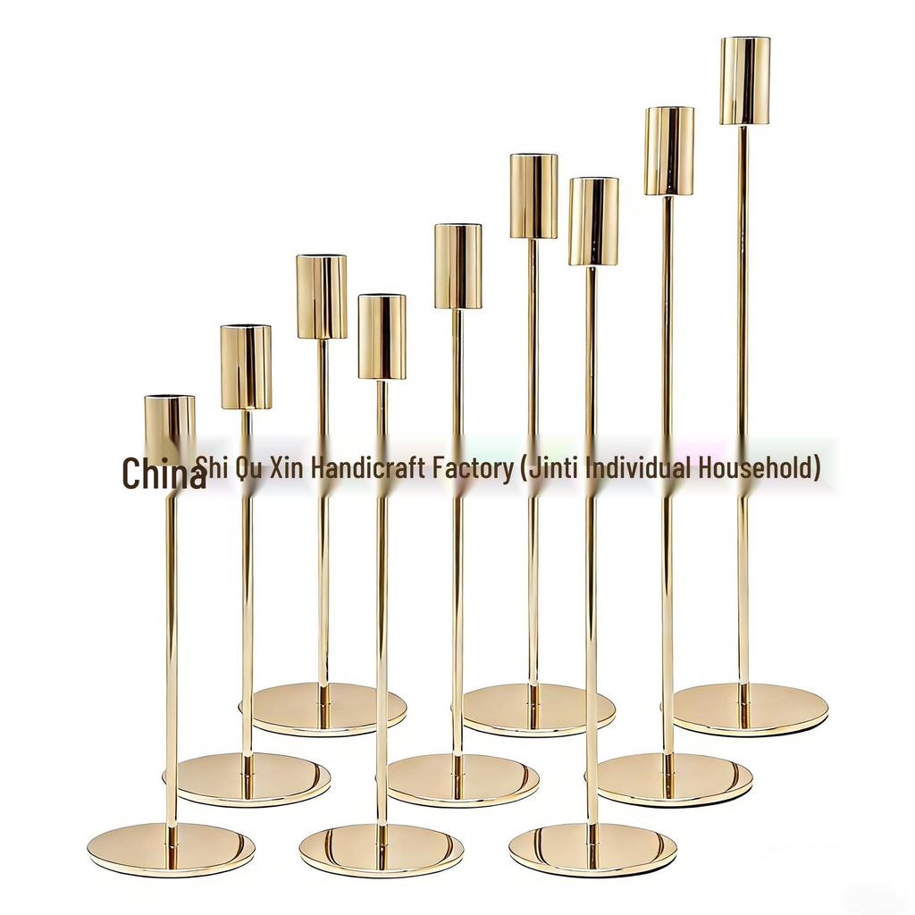 European Style Nordic Metal Candle Holder for Parties and Hotels