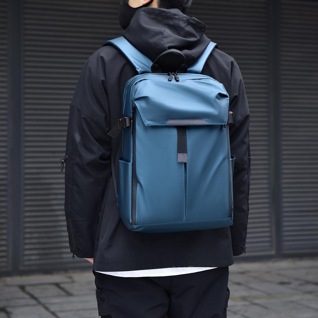 New Waterproof Backpack, Business Computer Bag, Can Hold Basketball Night Shining Function Helmet Bag