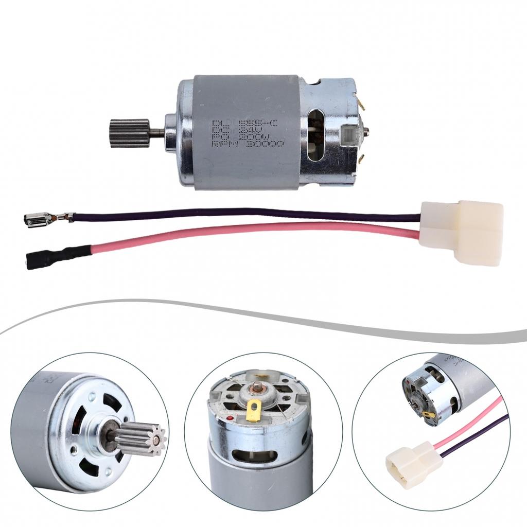 24V Electric Car Motor 9-tooth Electric Vehicle Toy Motor