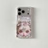 Anti-Fall Cartoon Rhinestone Phone Case for iPhone 15, 16, 17 Pro Max