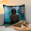 Cushion Cover  Linen  SkinFriendly Soft Decorative Case For Sofa Home Decor Hot Singer The Kid LLAROI Pillow cover