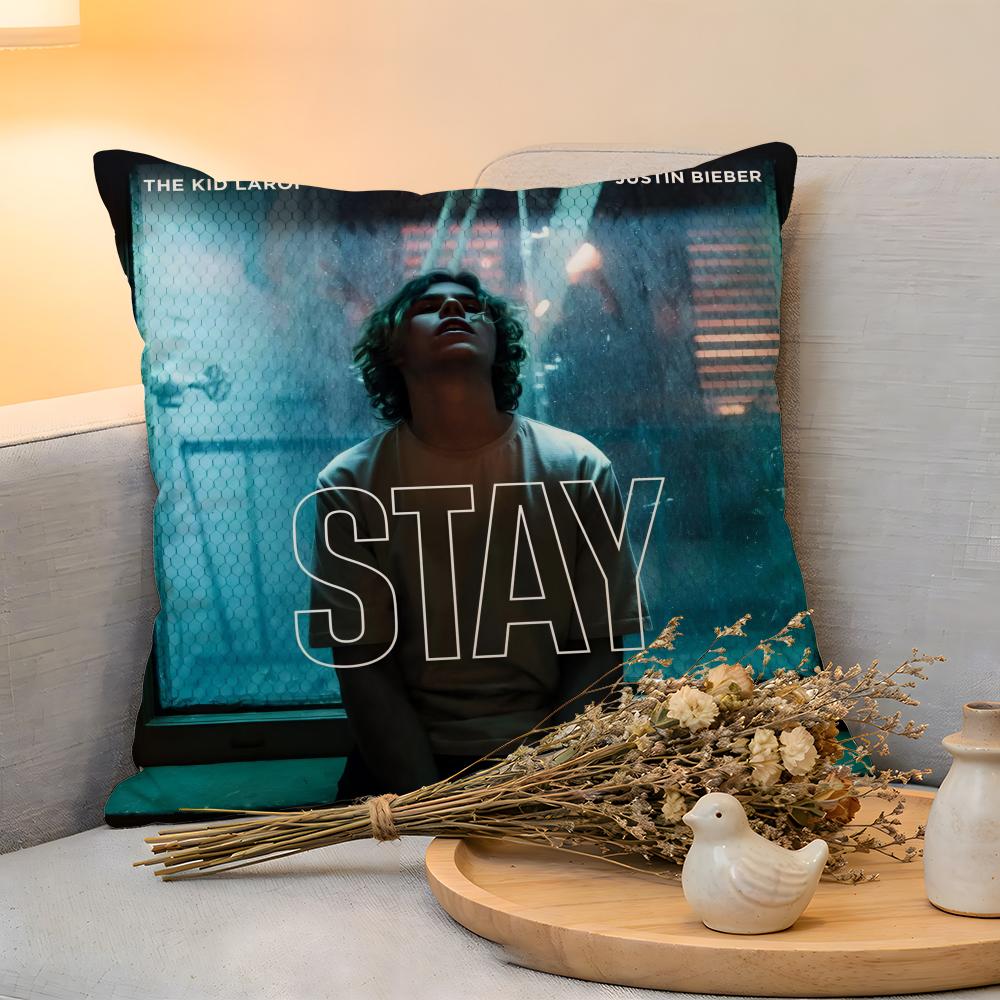 Cushion Cover Linen SkinFriendly Soft Decorative Case For Sofa Home Decor Hot Singer The Kid LLAROI Pillow cover