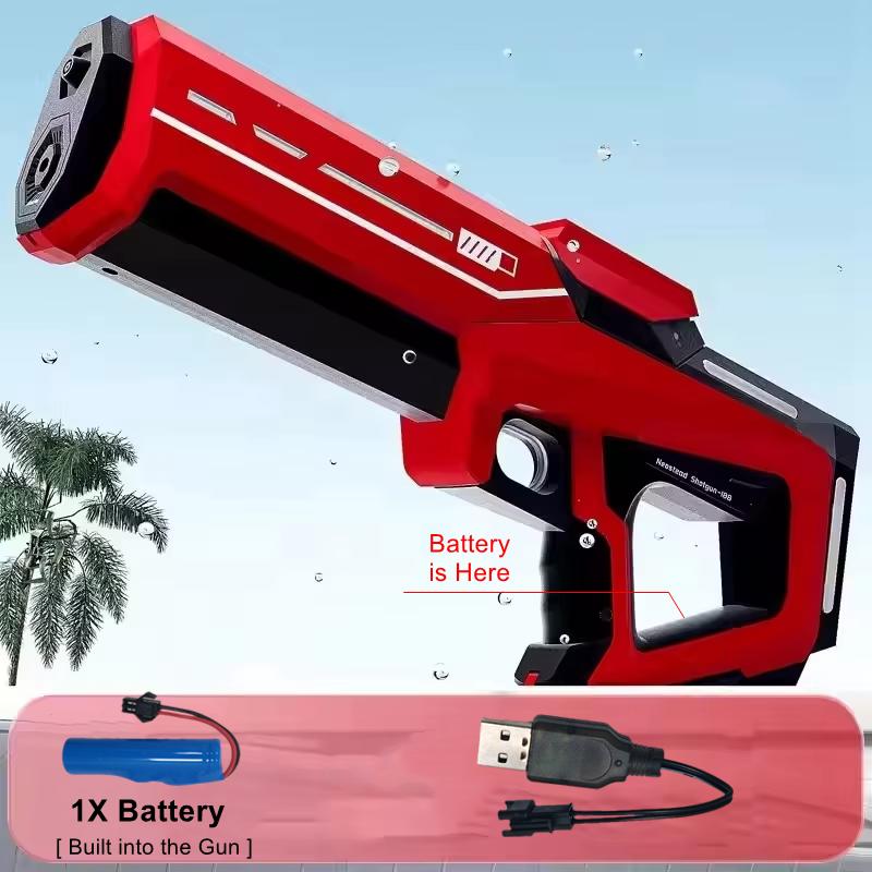 Pistole ad Acqua Elettriche per Adulti Potenti Siringa Automatica Serbatoio Acqua Blaster Giocattolo Gioco Estivo in Piscina Gioco all'Aperto Regalo