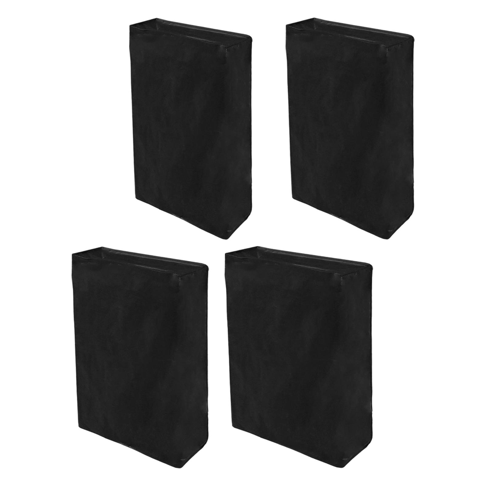 

Dust Cover Waterproof Fits Vertical Two Folding Bed , Black Multifunctional Lightweight for Camping Cot recliner 60cm Wide