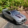 1/36 BMW M4 CSL Model Alloy Toy Car with Pullback Function, Suitable for Collecting and Decorating Model Toys, Car Gifts for Boys and Girls (Grey)