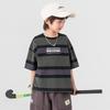 Boys' American Retro Striped Short-Sleeve T-Shirt