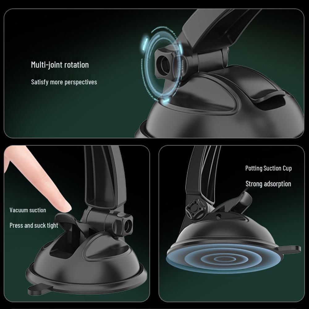 Universal Car Phone Holder with Suction Cup for Windshield and Console