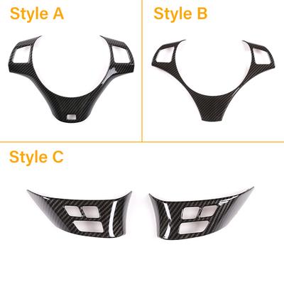 Cubierta Decorativa para Volante de Coche Embellecedor Marco Pegatina Para BMW Serie 1 3 E82 E84 E87 E90 E92 E93 2004-2012 Accesorios Interiores